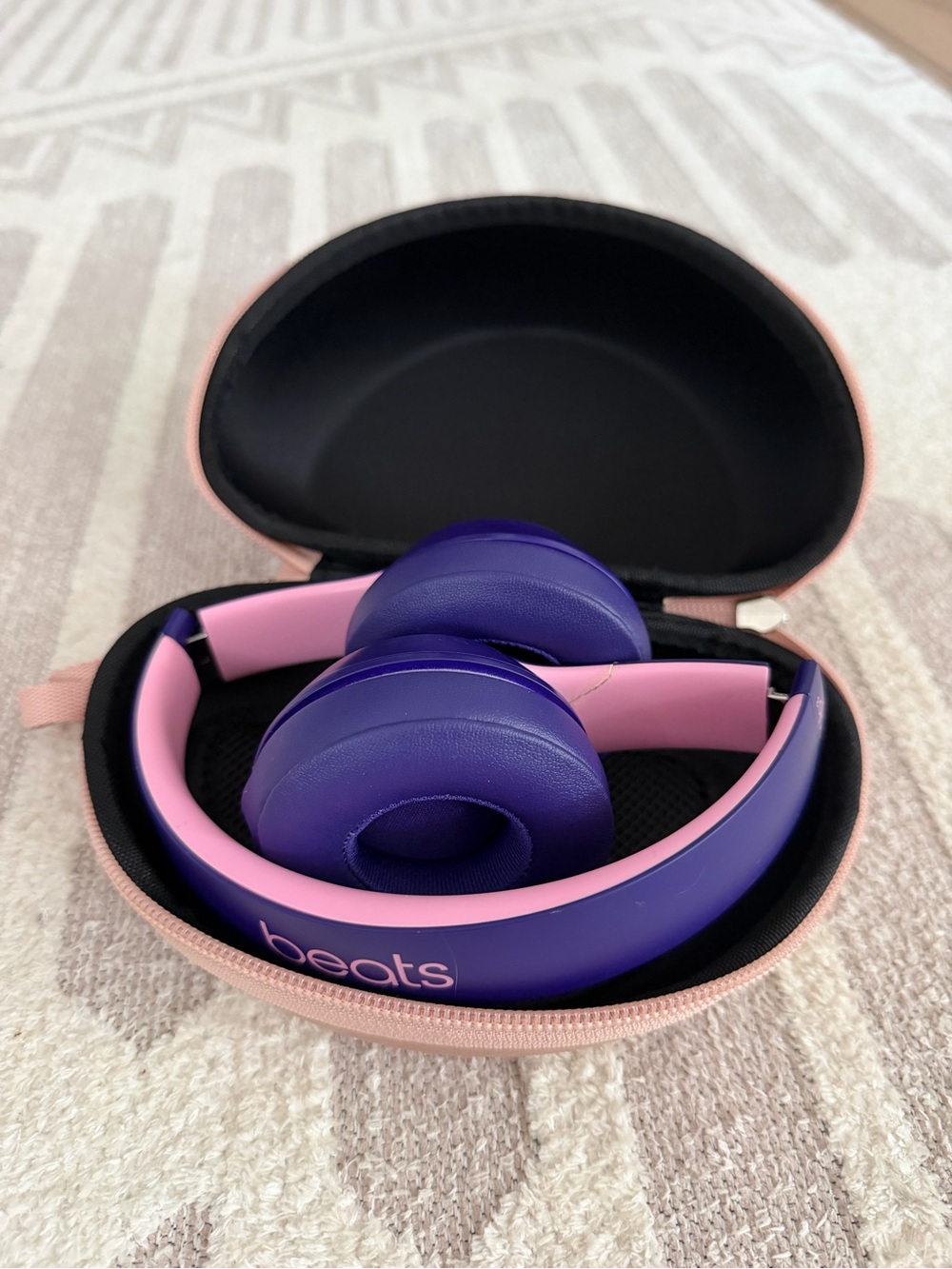 Beats by Dre On-Ear Headphones — Purple with Pink Accents